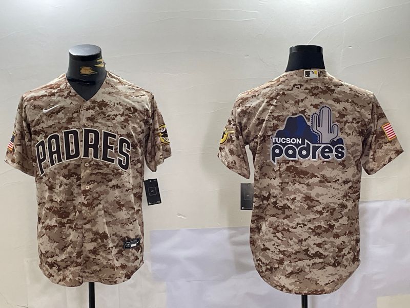 Men San Diego Padres Blank Camo Fashion 2024 Nike MLB Jersey style 5->san diego padres->MLB Jersey